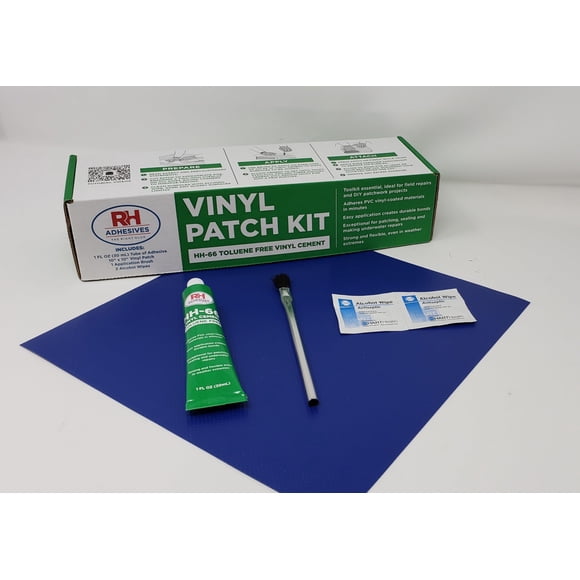Kit de adhesivos RH de vinilo reforzado con PVC de 10 x 10 cm