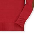 thumbnail image 3 of Hope & Henry Boys' Half Zip Pullover Sweater with Elbow Patches, 3 of 3