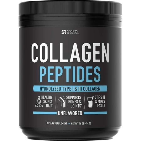 Collagen Peptides Powder (16oz) | Grass-Fed, Certified Paleo Friendly, Non-GMO and Gluten Free -