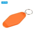 thumbnail image 3 of Unique Bargains Vintage Motel Keychain Blank Hotel Keychains Rhombus Retro Key Tag, Orange, 16 Pack, 3 of 7