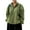 Army Green, variant on Women's Long Sleeve Half Zip Pullover, Fleece Thermal Sweatshirt with Drawstring Pink M