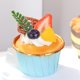 thumbnail image 2 of Accesorio para magdalenas falsas, fruta hermosa, modelo decorativo de PU, exhibición de magdalenas de frutas artificiales para restaurante, panadería, tipo fresa y arándano, 2 of 5