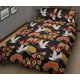 thumbnail image 2 of Juego de cama acolchado con estampado de grullas japonesas, 2 of 5