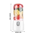 thumbnail image 3 of Rbaofujie Mini Extracteur de Jus Extracteur de Jus Portable Petit Sans Fil Mini Extracteur de Jus Multifonction Ménager Extracteur de Jus Rechargeable Machines à Jus d'Agrumes, 3 of 5