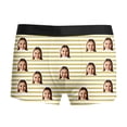 thumbnail image 3 of Printed Striped Underwear for Daily Comfort and Support – Breathable Soft Briefs Designed for Men, 3 of 3