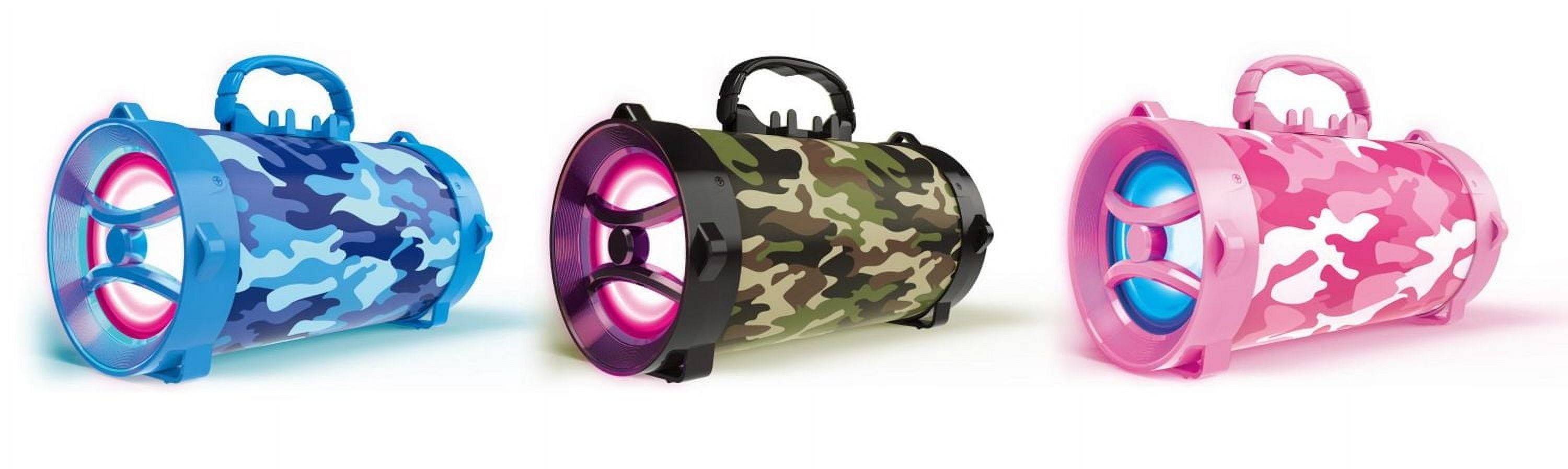 Art + Sound Portable Boombox, Blue Camo