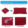 thumbnail image 3 of Uxcell Inflatable Pillow, Ultralight Camping Travel Pillow for Hiking, Red 3 Pack, 3 of 6