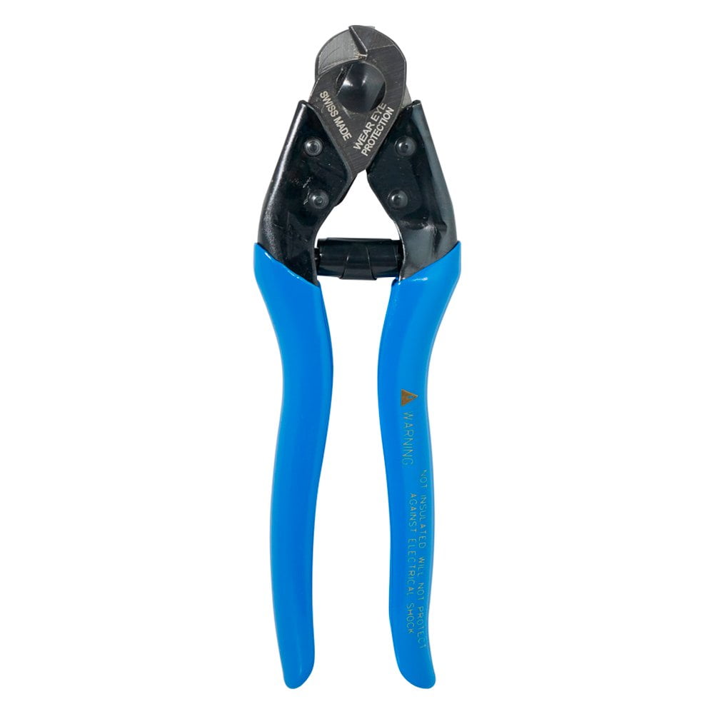 Klein Tools Heavy-Duty Cable Cutter, Blue, 7 1/2-Inches