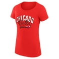 thumbnail image 2 of Women's G-III 4Her by Carl Banks  Red Chicago Bulls Filigree Logo Fitted T-Shirt, 2 of 3