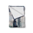 thumbnail image 2 of Urban Soft Flannel Fleece Blanket, London England Skyline Buildings and Skyscrapers and Cloudy Sky Modern Capital City, Cozy Plush for Indoor and Outdoor Use, 70" x 90", Multicolor, by Ambesonne, 2 of 6
