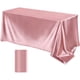thumbnail image 2 of Mantel de satén, mantel para banquetes, brillante, color liso, para bodas y eventos en hoteles, resistente, plegable, 100% poliéster, para salón de banquetes,Wsvlmg, 2 of 9