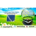 thumbnail image 5 of Solar Flower LED Garden Crackle Globe - Outdoor Decorative Amber LED Crackle Ball - Waterproof Lotus Flower Light for Patio, Lawn, Walkway, Tabletop, Ground, 5 of 7