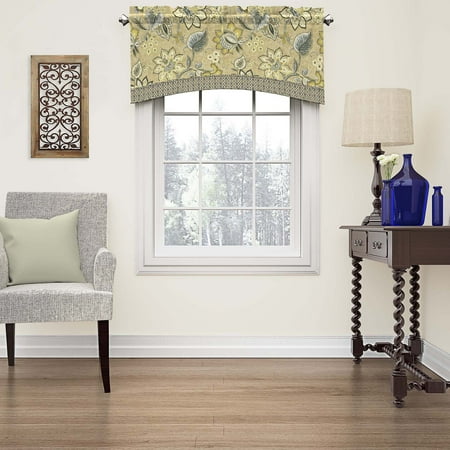 Brighton Pattern - Waverly Brighton Blossom Arched Window Valance