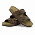 thumbnail image 3 of Kids Cork Footbed Sandals Girls Boys Classic Slip-On Slippers Toddler Adjustable Buckle Straps Summer Casual Indoor Outdoor Sandal Footwear, 3 of 6