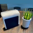 thumbnail image 4 of Tissue Napkin Holder Tissue Box Covers Rectangle Acrylic, Paper Towel Dispenser for Dining Room Kitchen Tabletop Bar Cafe Hotel, 4 of 8