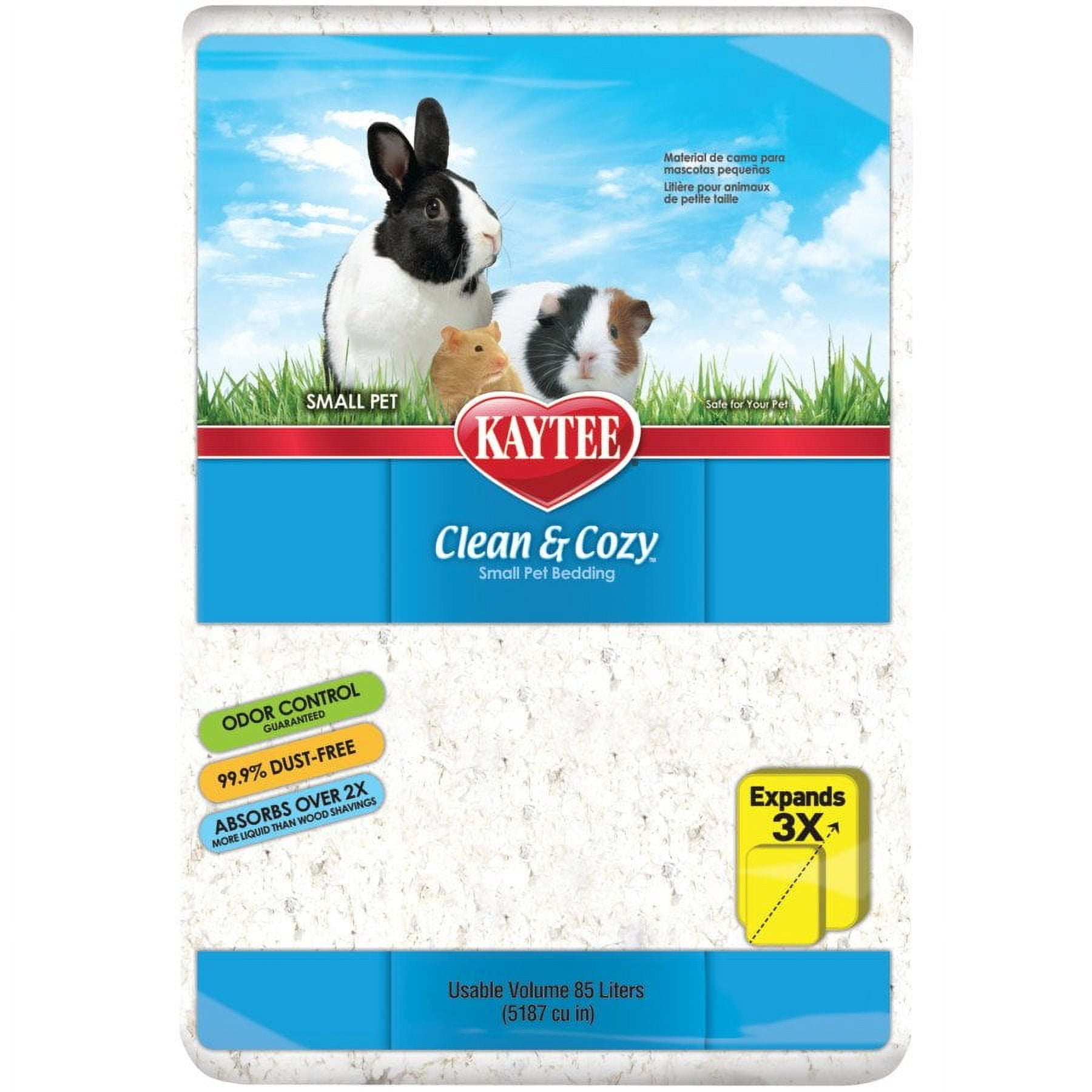 170 liters (2 x 85 L) Kaytee Clean and Cozy Small Pet Bedding