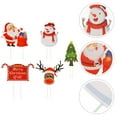 thumbnail image 6 of Entireivity 5PCS Christmas themed Lawn Stakes Santa Garden Yard Decor Sign(Random Pattern), 6 of 8