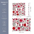 thumbnail image 2 of Yayeee Toggle Light Switch Wall Plate 3-Gang 6.37"x4.48" Decorative Outlet Cover, Pink Floral, 2 of 7