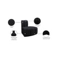 thumbnail image 2 of Meridian Furniture Arc Black Velvet Reverse Corner, 2 of 9