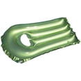 thumbnail image 2 of Swim Central 32746007 30 in. Inflatable Transparent with Metallic Silver Surf Rider Pool Float, Green, 2 of 9