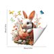 thumbnail image 3 of Uuiauoio 1 Sheet Easter Window Clings for Glass Windows, Easter Egg Bunny Butterfly Stickers Spring Window Clings Decorations, Spring Windows Decals for Home Office Party Decor, 3 of 6