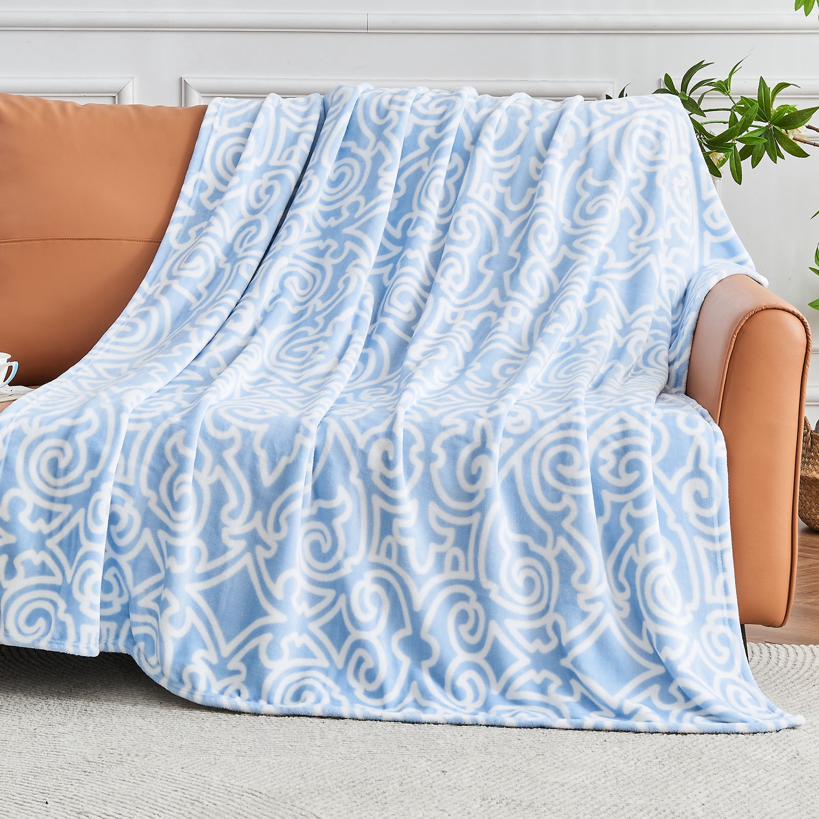 Gogreen Cozy Blanket Printed Blanket Twin Blanket - 300 GSM Fleece Blanket Twin Size Blanket for Home Decoration, Ultra Soft Blanket Microfiber Twin Blanket (Twin - 60" x 80")