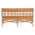 thumbnail image 5 of bali & pari Oxford Bohemian Light Honey Rattan Dining Bench, 5 of 6