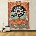 thumbnail image 1 of KSCD Tarot Tapestry The Moon Tapestry The Star Tapestry Moon Tarot Tapestry Medieval Europe Divination Tapestry Wall Hanging Mysterious Tapestries for Room, 1 of 6