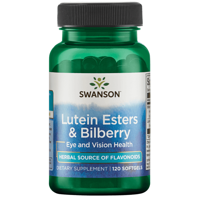 Swanson Lutein Esters & Bilberry 120 Softgels