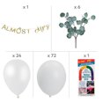 thumbnail image 2 of Fun Express 25 Ft. Eucalyptus Bridal Shower Balloon Garland Kit - 104 Pc, 2 of 2