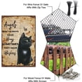 thumbnail image 4 of Black Cat Metal Tin Signs Vintage Funny Animal Restaurants Art Iron Rustic Wall Decor Plaque Retro Metal Poster Decor Cat Decor Signs for Bar Home Wall Decoration, 4 of 8