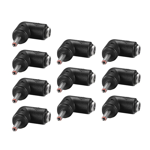 DC Power Connector Right Angle 5.5mm x 2.1mm to 3.5mm x 1.35mm 10Pcs