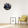 thumbnail image 3 of Jazz band Vinyl Record Wall Clock for Kitchen Wall Decor Wall Art Gift for Lover Gift Idea for a Best Friend(B), 3 of 6