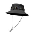 thumbnail image 4 of Sombrero tipo pescador cómodo de ala ancha y ajustable para la playa, ideal para jugar al golf o actividades al aire libre. Negro, 4 of 9