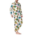 thumbnail image 2 of Kdxio Cactus And Insects Men’s Pajama Set Pajamas For Men 2 Piece PJ Set with Men Pajama Pants and Long Sleeve T-Shirt Lounge Set-XX-Large, 2 of 7