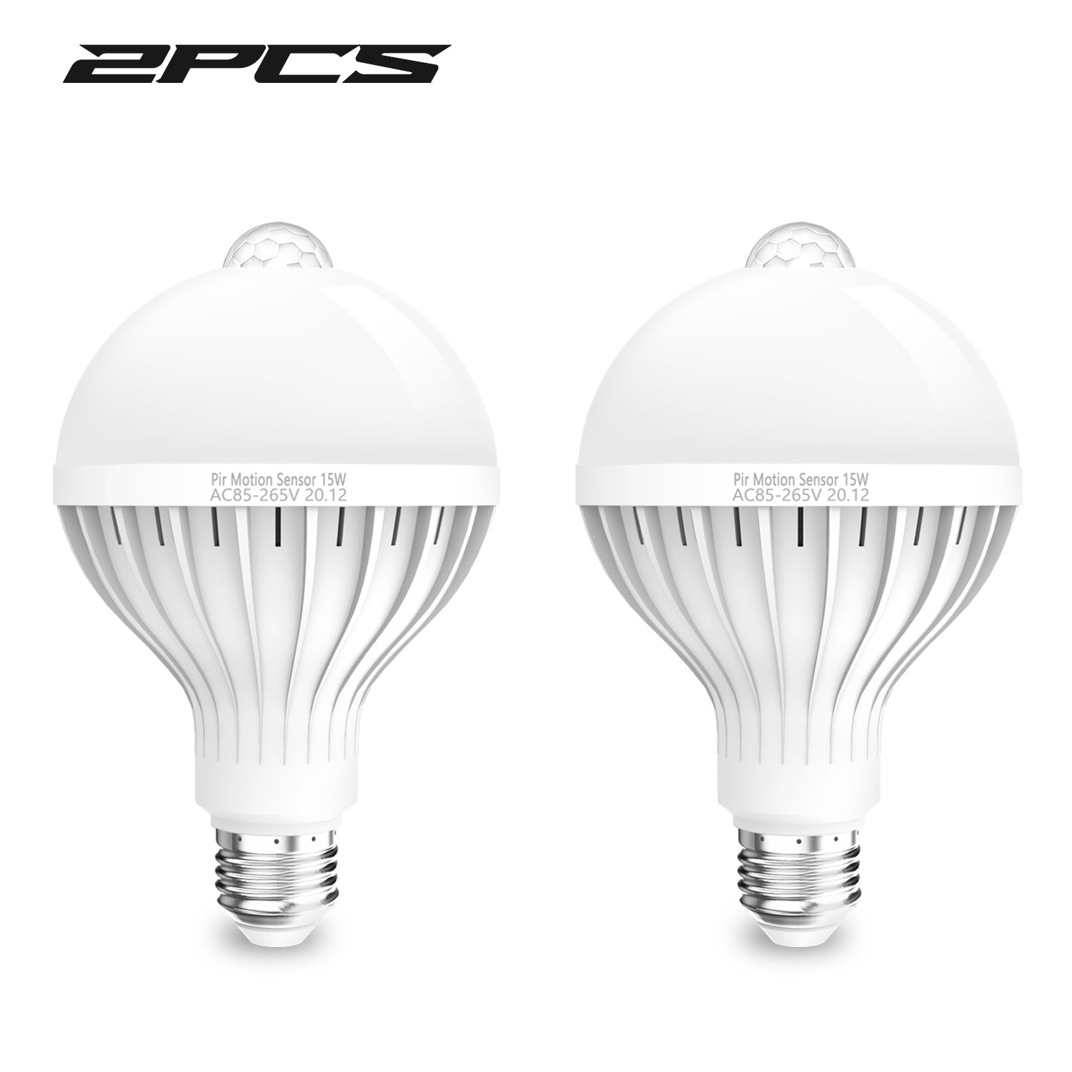 Liwarace Light Bulb E26/E27 150 Watts LED Infrared Motion Sensor Energy