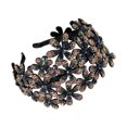 thumbnail image 1 of Diadema con brillantes, aro para el pelo con joyas, accesorio para la cabeza, diadema ancha, diadema con flores brillantes para reuniones de amigos,, 1 of 10