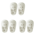 thumbnail image 1 of Mini Espinilleras Protectoras para Piernas Fútbol Y Niñas (8x5CM) Blanco, 1 of 4