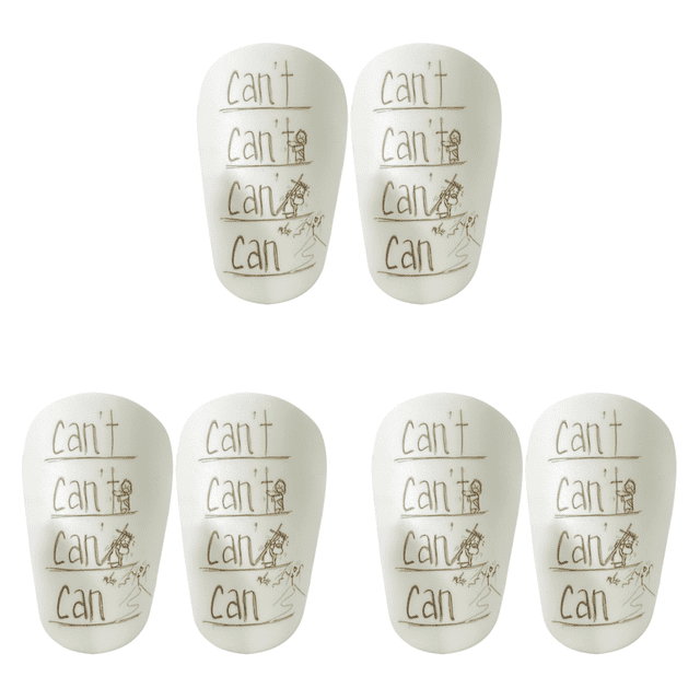Mini Espinilleras Protectoras para Piernas Fútbol Y Niñas (8x5CM) Blanco