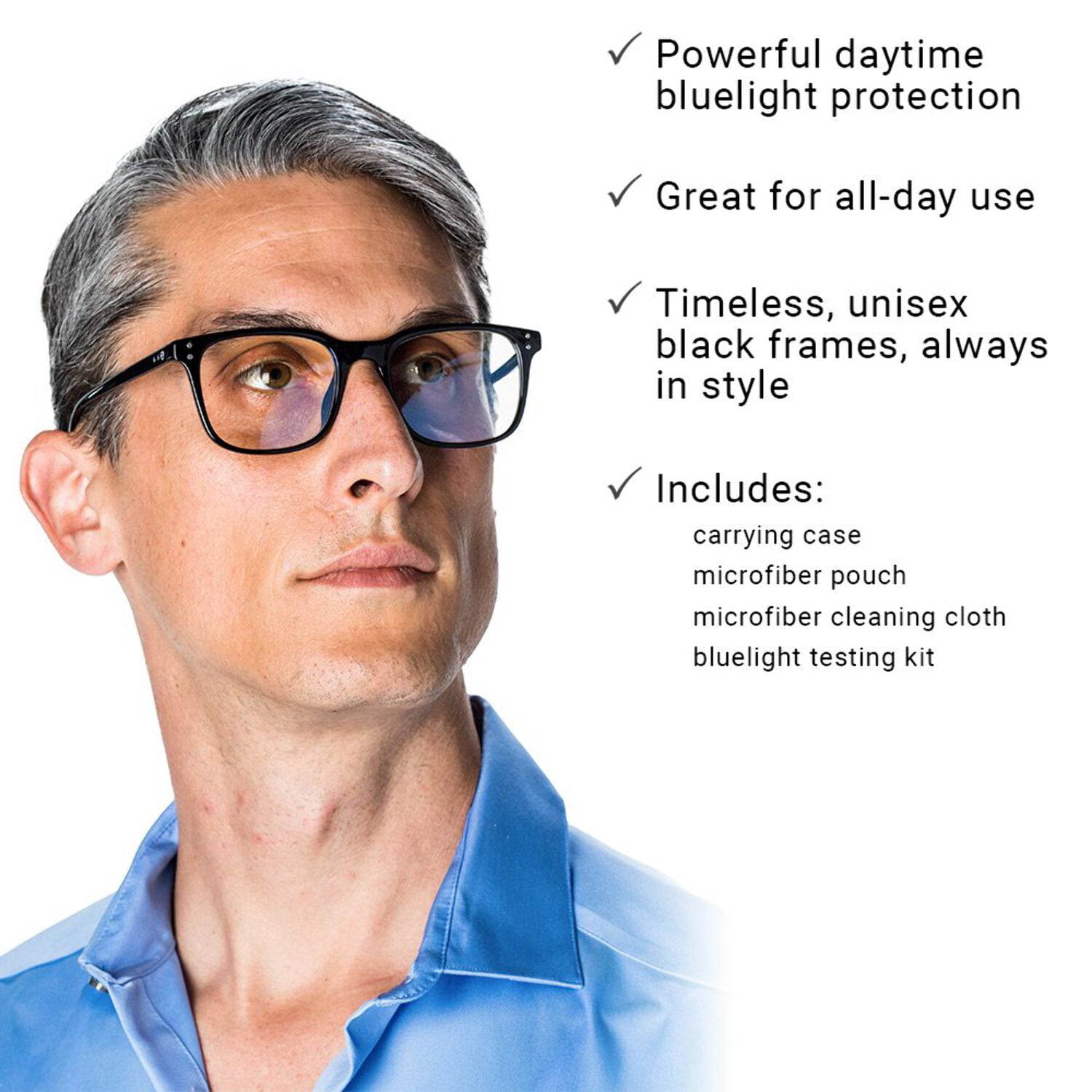Shield Your Body Blue Light Blocking Glasses for Women and Men - Non-Prescription Computer Gaming Reading Glasses - Anti Eye Strain/UV/Glare