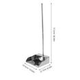 thumbnail image 2 of Milisten Dust Pans With Long Handle for Kitchen Use Stainless Steel 1Set 30.4x10.0x8.5in, 2 of 8