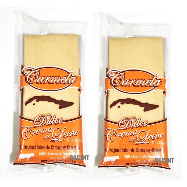 2PCK Carmela Dulce Crema de Leche 100 Milk Original Sabor de Camaguey