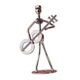thumbnail image 4 of Guardoinrt Mucal Man Statue Mucian Player Musical Man Sculpture for Table Living Room Bookshelf, 4 of 6