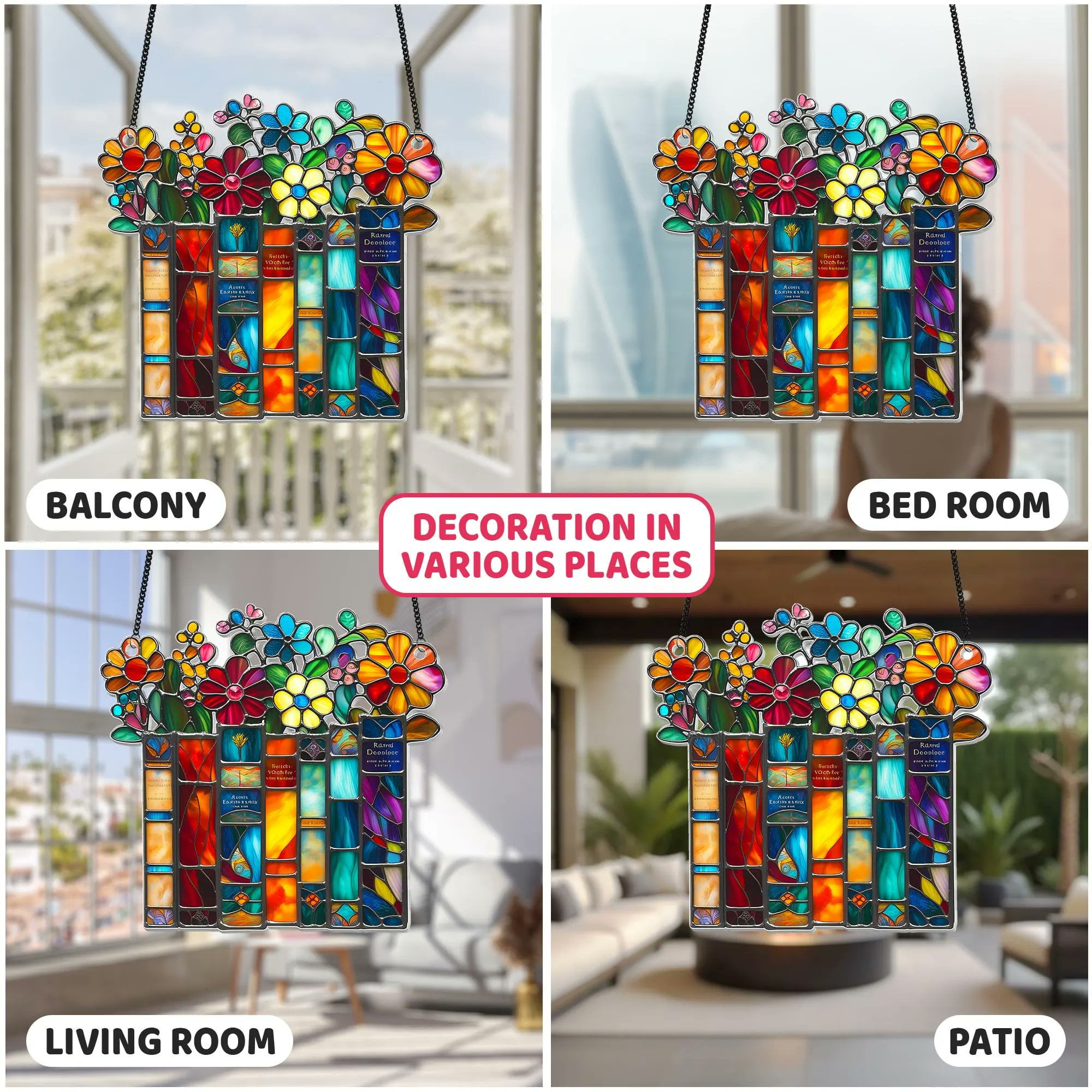 Personalized Sewing Pattern Book Acrylic Christmas Ornament with Lights Custom Name Seamstress/Quilter Holiday Tree Decor, Craft Room Keepsake