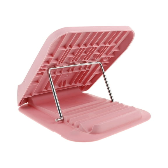 HIAKDOFT Calf Stretch Incline Board Pink Plastic with Non-Slip Surface for Leg Stretching 1Pcs 12.2x9.8x3in