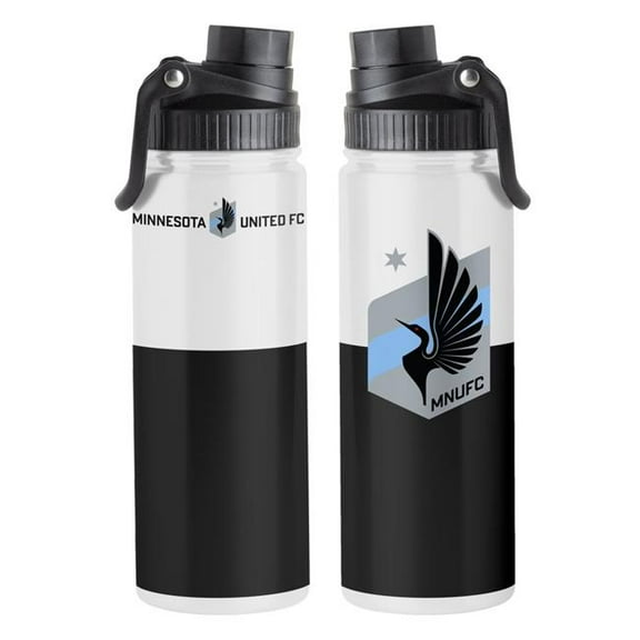 Logo Brands 924-S21TTB-11A Minnesota United Color Block 21 oz Twist Top Bottle
