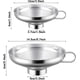 thumbnail image 2 of 2 Pack Canning Funnels, Less Steel Jam Funnels, Wide Mouth Funnel, Kit, 2 of 4
