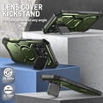 thumbnail image 4 of i-Blason Armorbox for iPhone 16 Pro 6.3" Case Camera Control Capture Button Design [Military Protection] Full-Body Rugged Protective Case Cover with Built-in Screen Protector & Kickstand, Green, 4 of 11