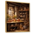thumbnail image 2 of Designart "Rustic Kitchen Scenes II" Food & Beverage Floater Framed Wall Art Living Room, 2 of 7