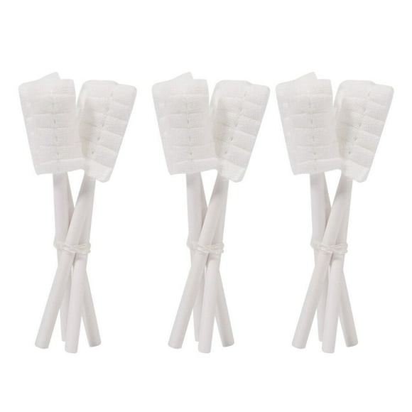 EeaseMX 20 limpiadores linguales para bebés, cepillos de dientes linguales recubiertos, paño de gasa, raspador de lengua, herramienta de limpieza bucal para bebés, bebés y niños pequeños.